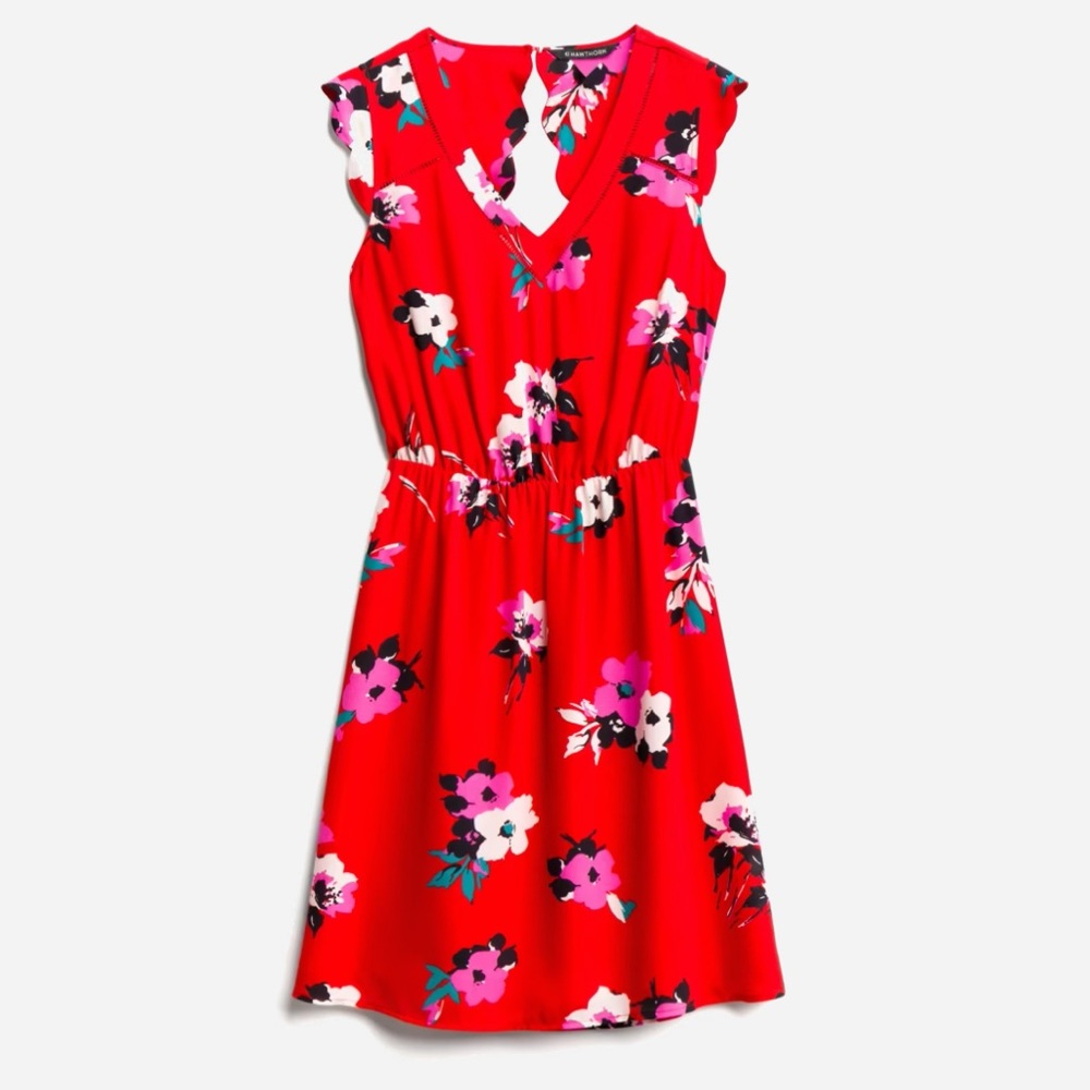41 Hawthorn Midnight Scallop Detail Dress